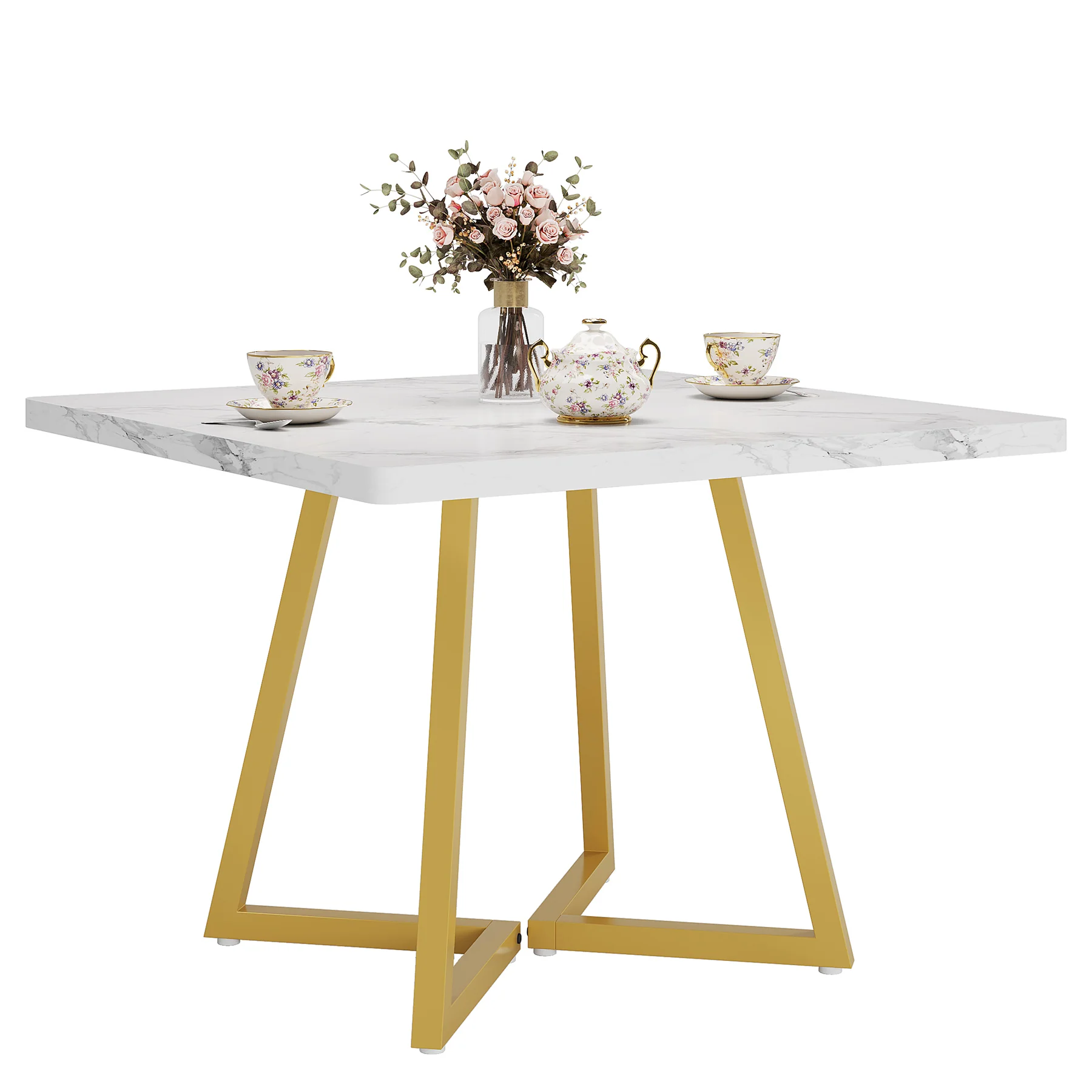 31.5" Square Meeting Table - Compact Wood Conference Table for Small Office & Seminar Rooms - Image 14