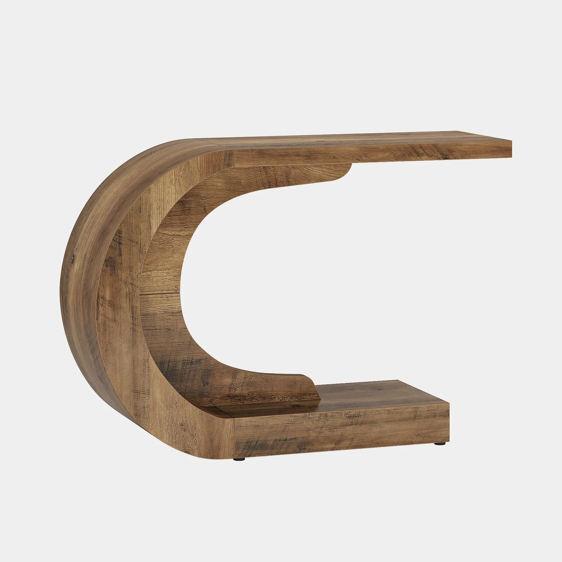 43" Console Table, C-Shaped Modern Accent Table Hallway Table - Image 6