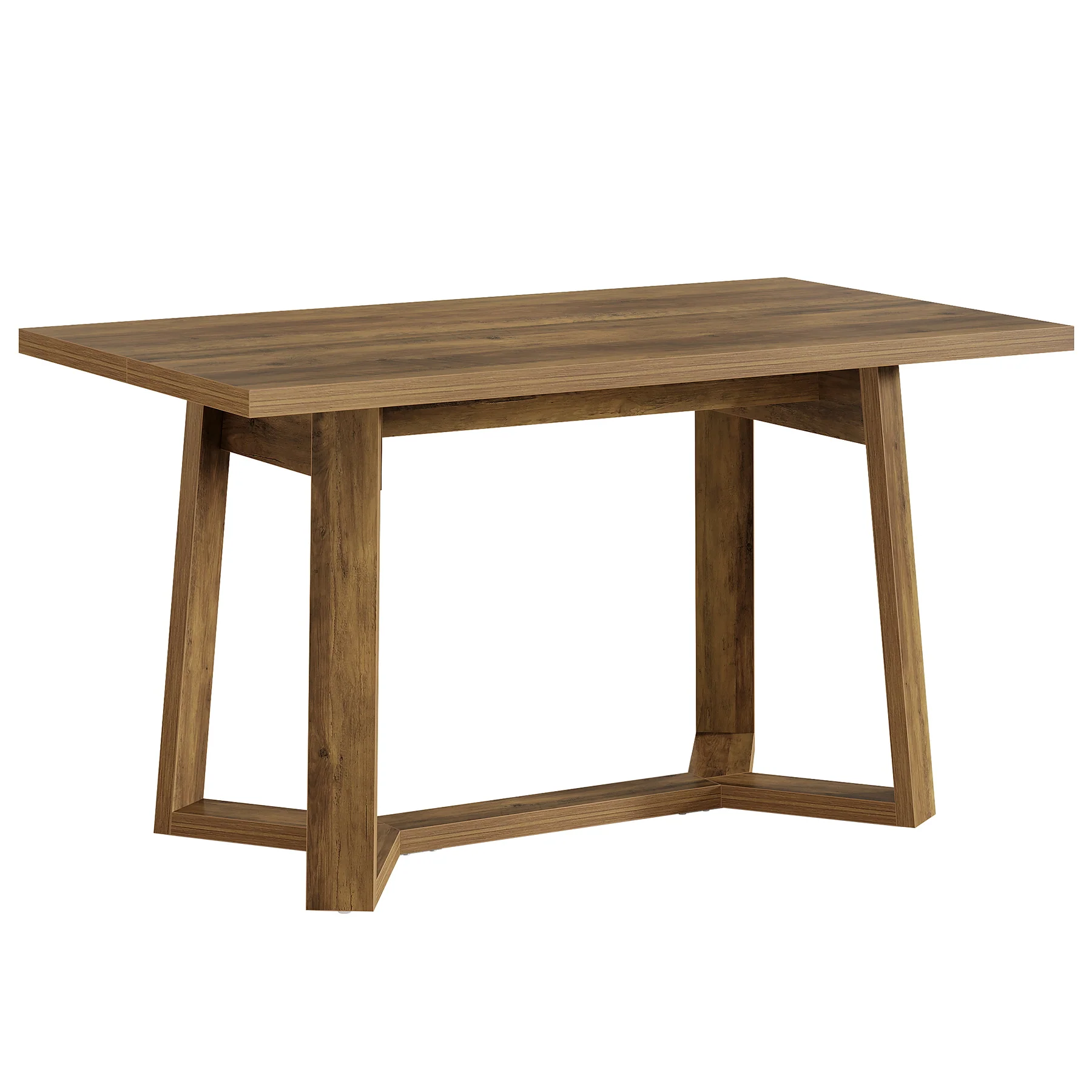 Tribesigns 47-Inch Home Office Desk with Reinforced Frame, Rustic Computer Table for Office - Image 9