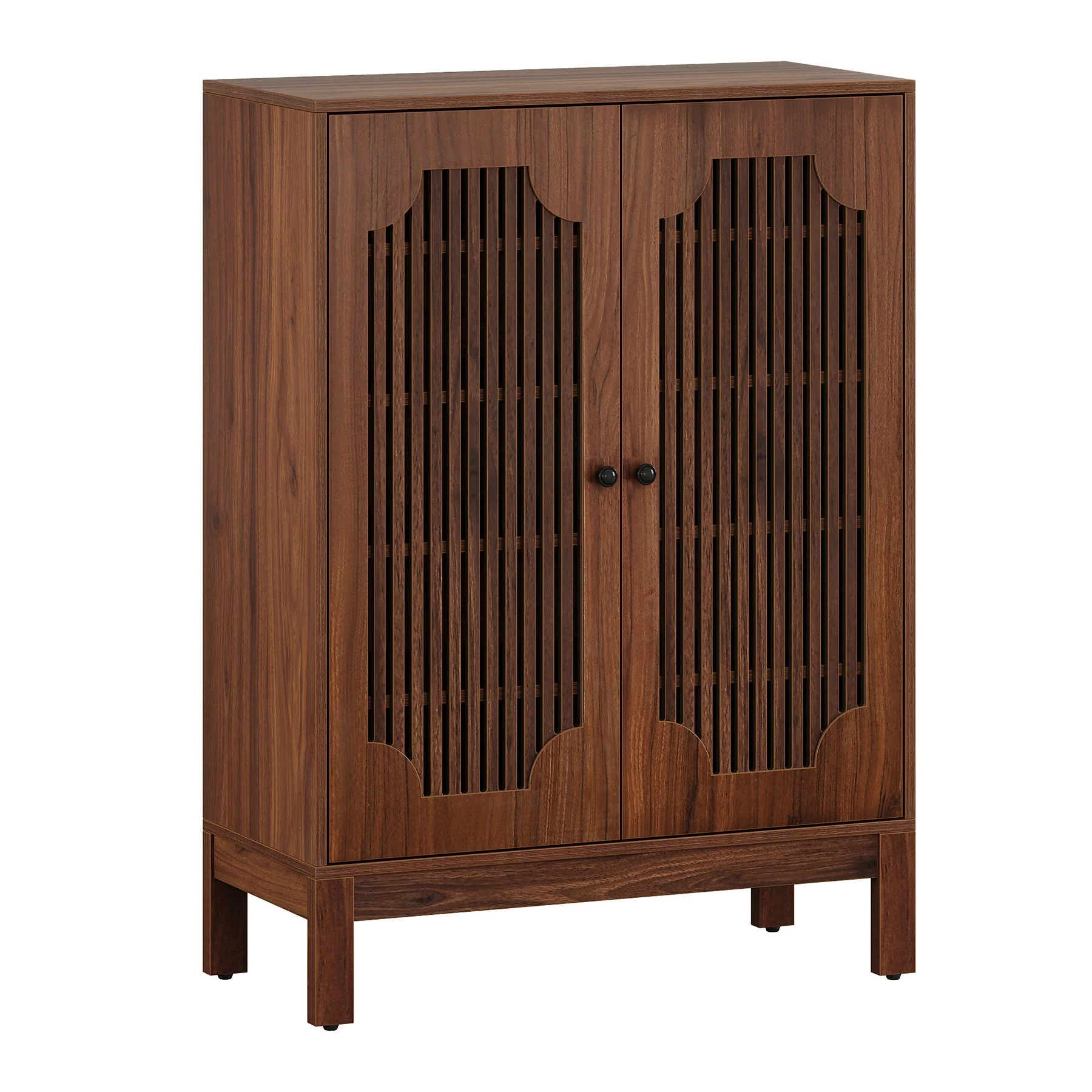 5-Tier Shoe Cabinet with Doors, Adjustable Wooden Shoe Rack Organizer for 20 Pairs - Image 10