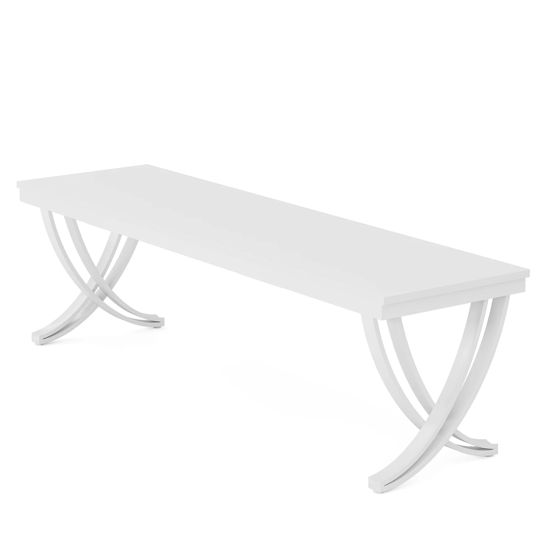 6.5FT Conference Table for 6-8 People, 78-Inch Rectangular Table with Metal Frame - Image 16
