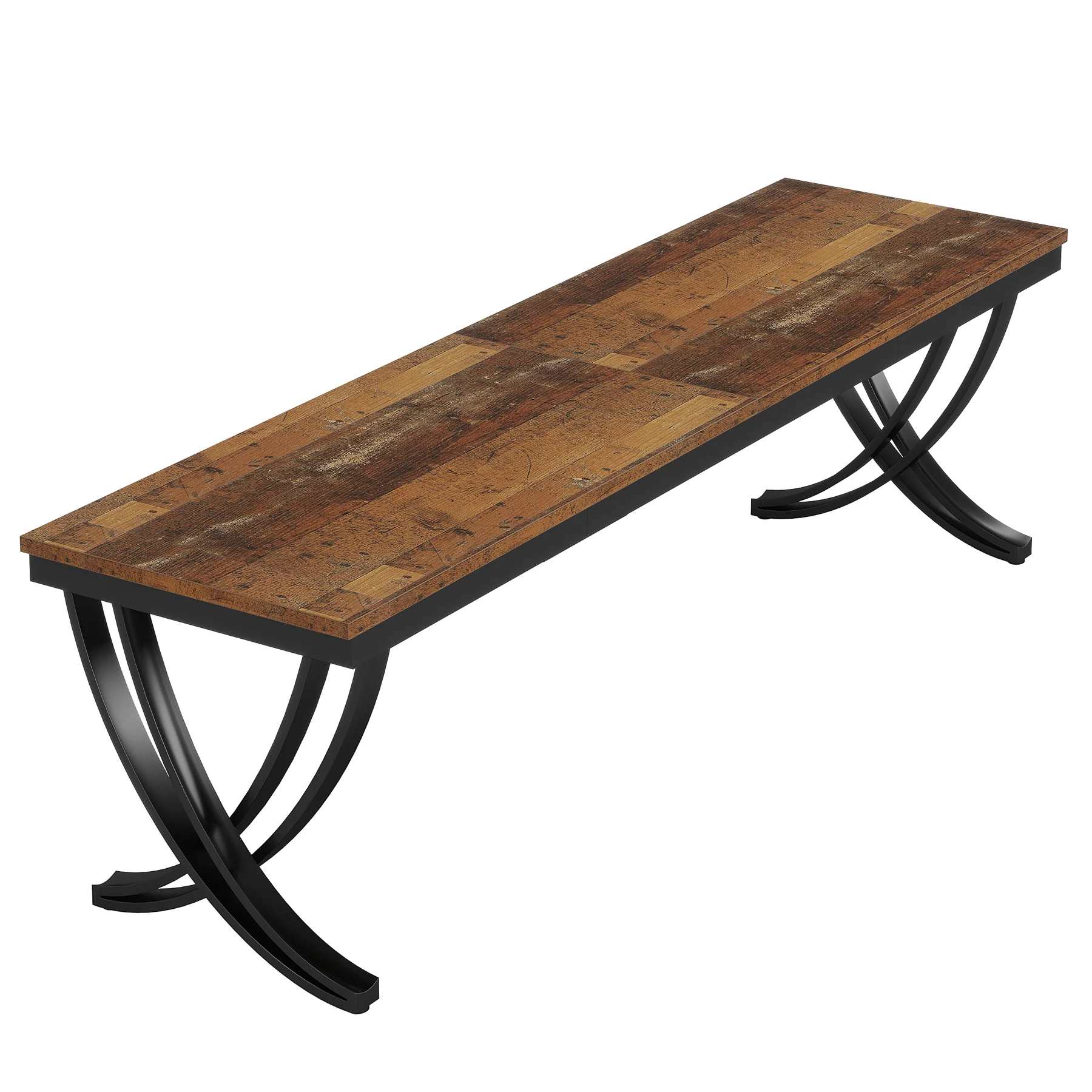 6.5FT Conference Table for 6-8 People, 78-Inch Rectangular Table with Metal Frame - Image 17