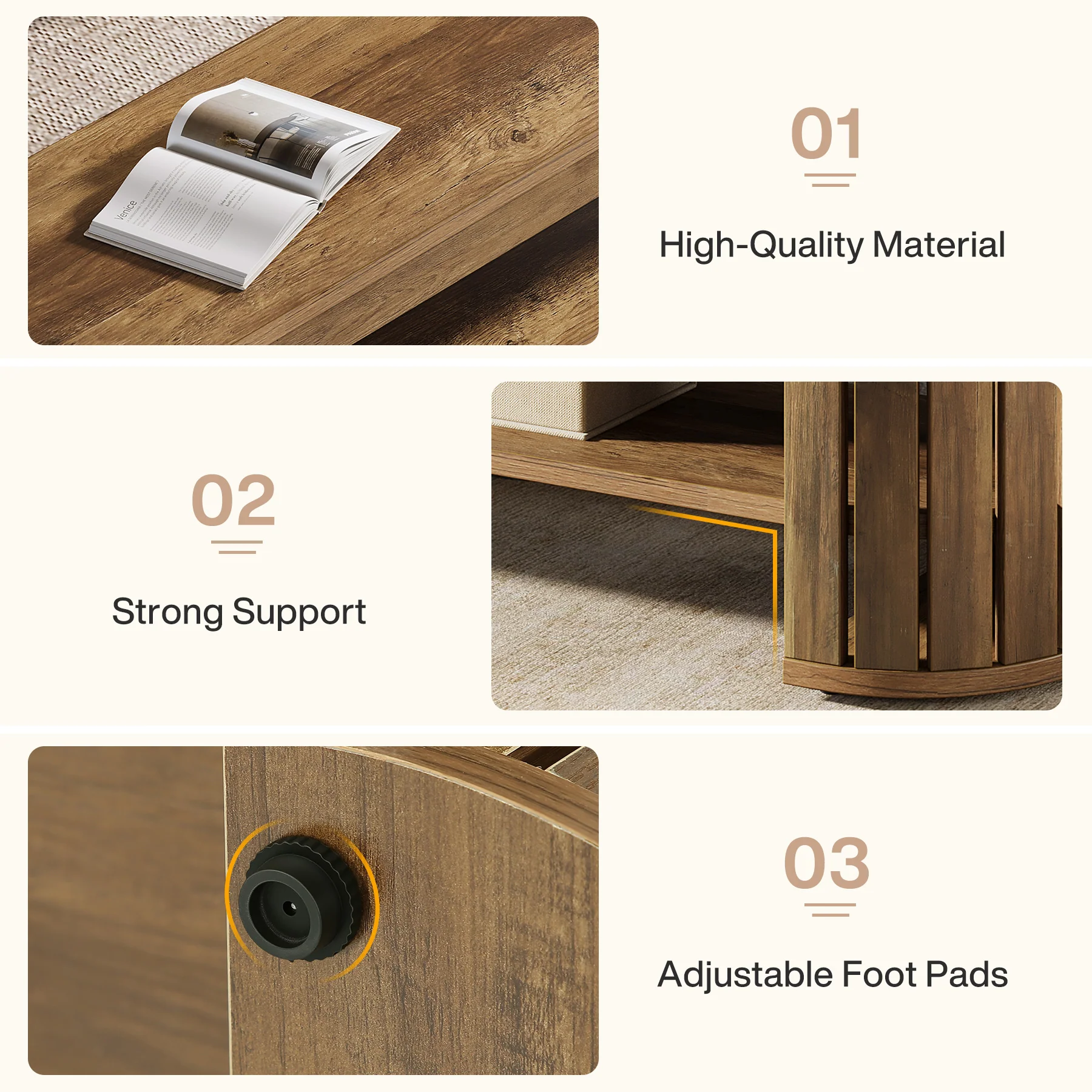 Tribesigns 63-Inch Wooden Shoe Bench with 2-Tier Storage, Narrow Entryway Bench for Entrance and Hallway - Image 3