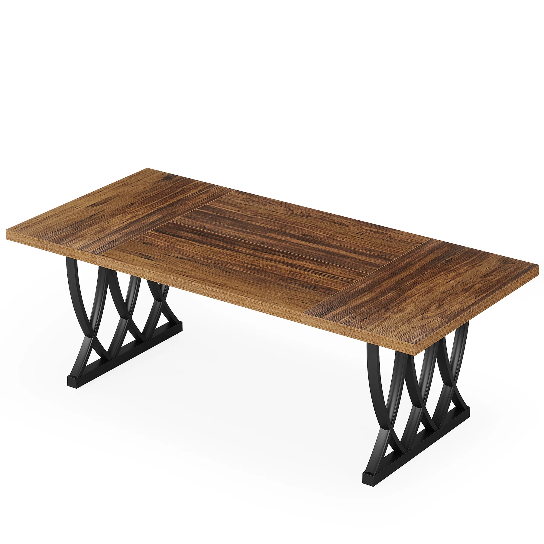 Tribesigns 70.86-Inch Dining Table for 6-8 People, Rectangular Kitchen Table with Heavy Duty Metal Frame for Dining Room and Kitchen - Image 10