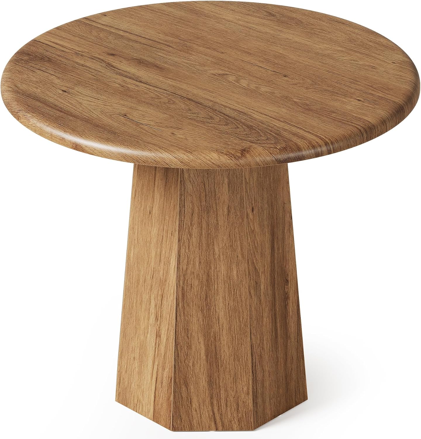 Compact Round Dining Table 31.5", Octagonal Base Kitchen Table for 2-4 People - Image 8