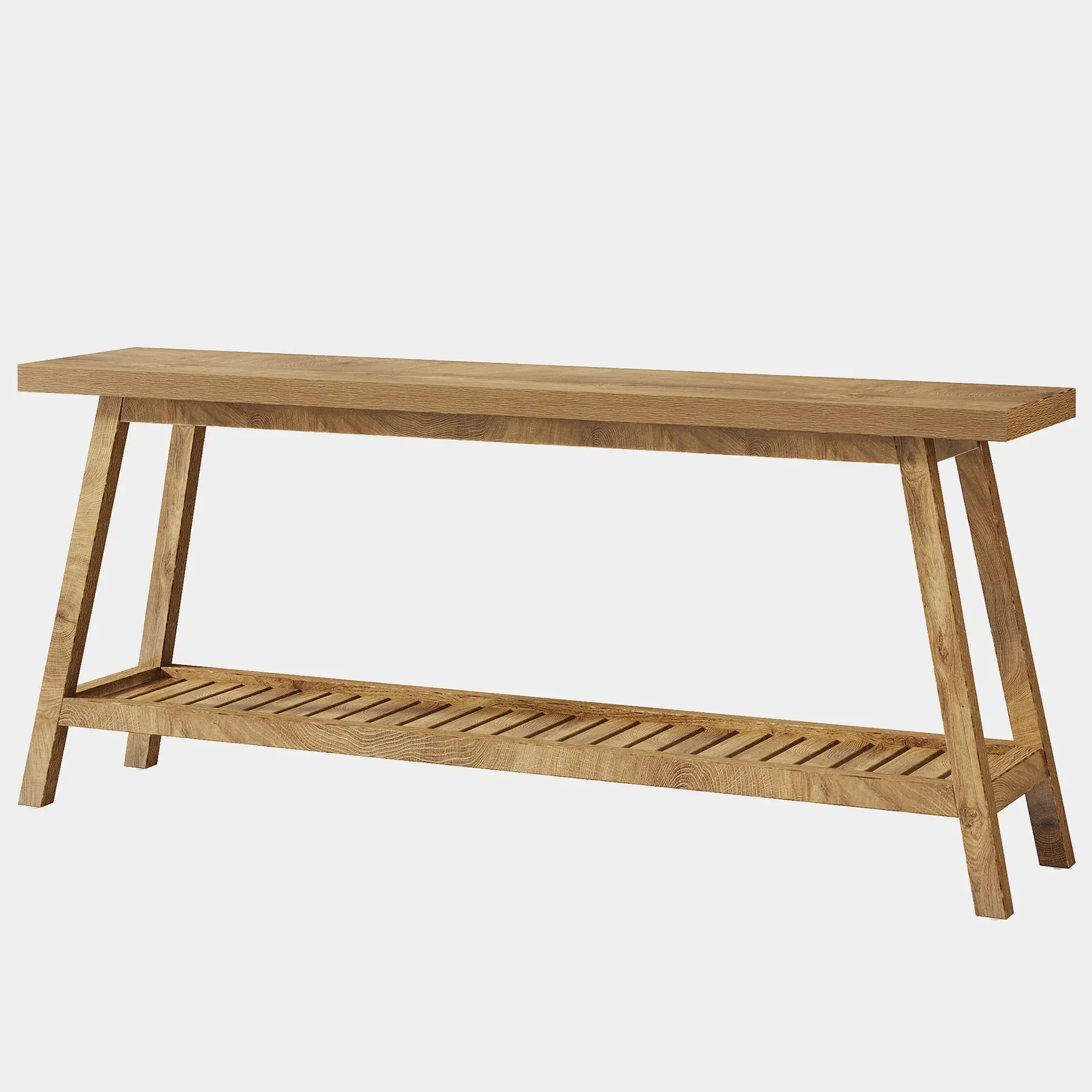 Tribesigns 70.9-Inch Console Table, Narrow 2-Tier Entryway Table with Storage Shelf for Hallway and Living Room - Image 13
