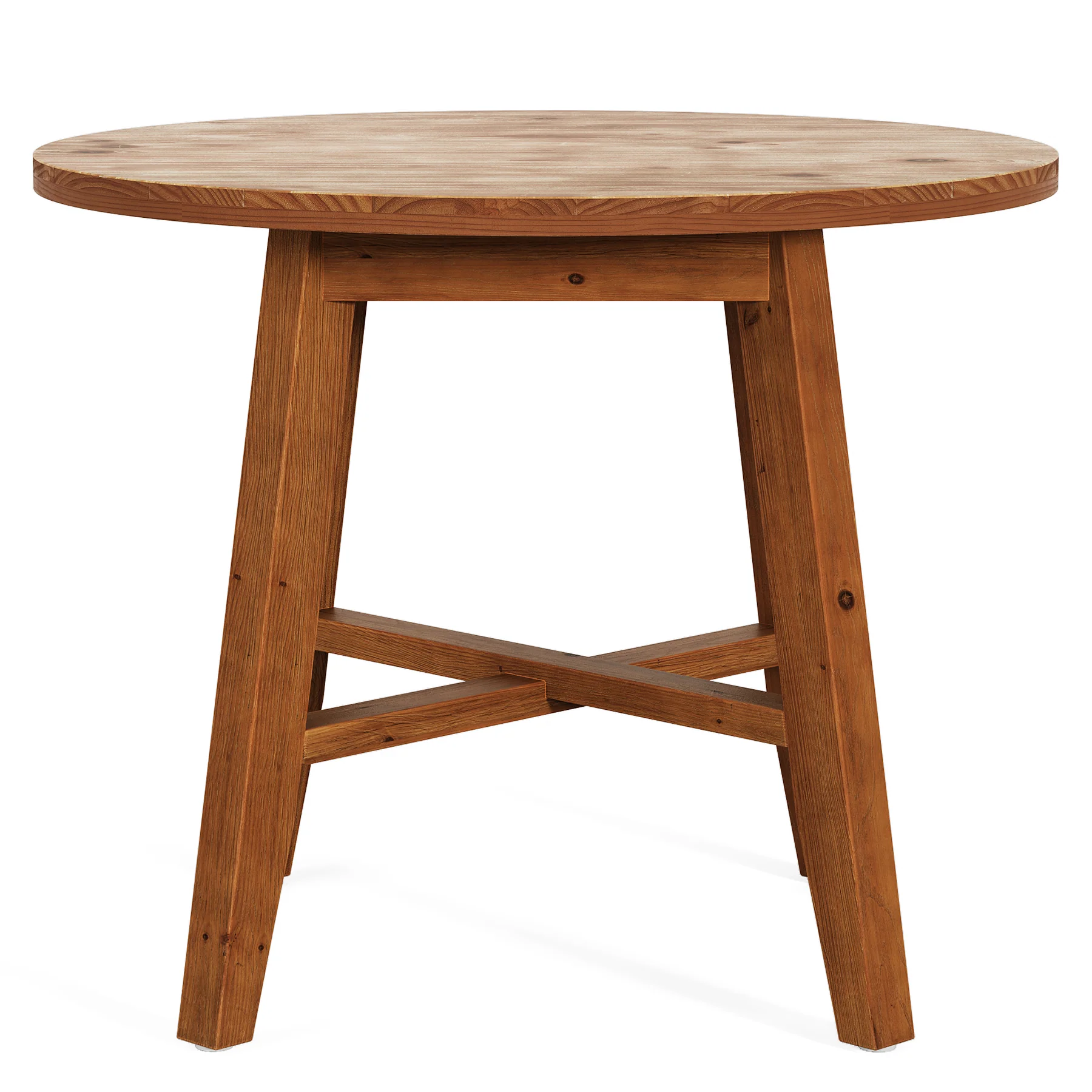 31.5 Inch Solid Wood Round Dining Table for 2–4, Farmhouse Small Kitchen Table for Small Spaces - Image 11