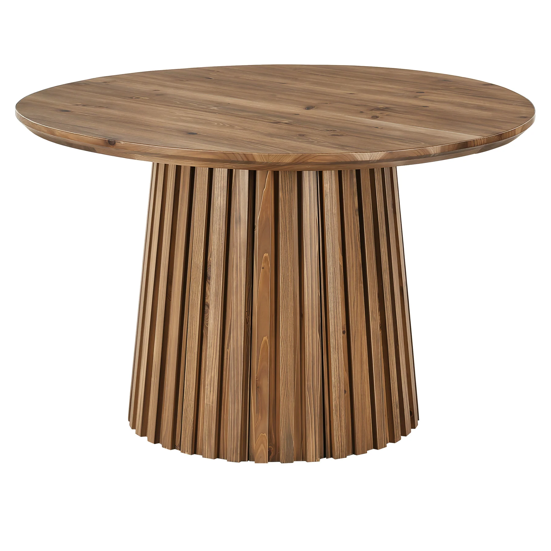 Tribesigns 47.24" Round Dining Table, Solid Wood Kitchen Table for Dining Room - Image 11