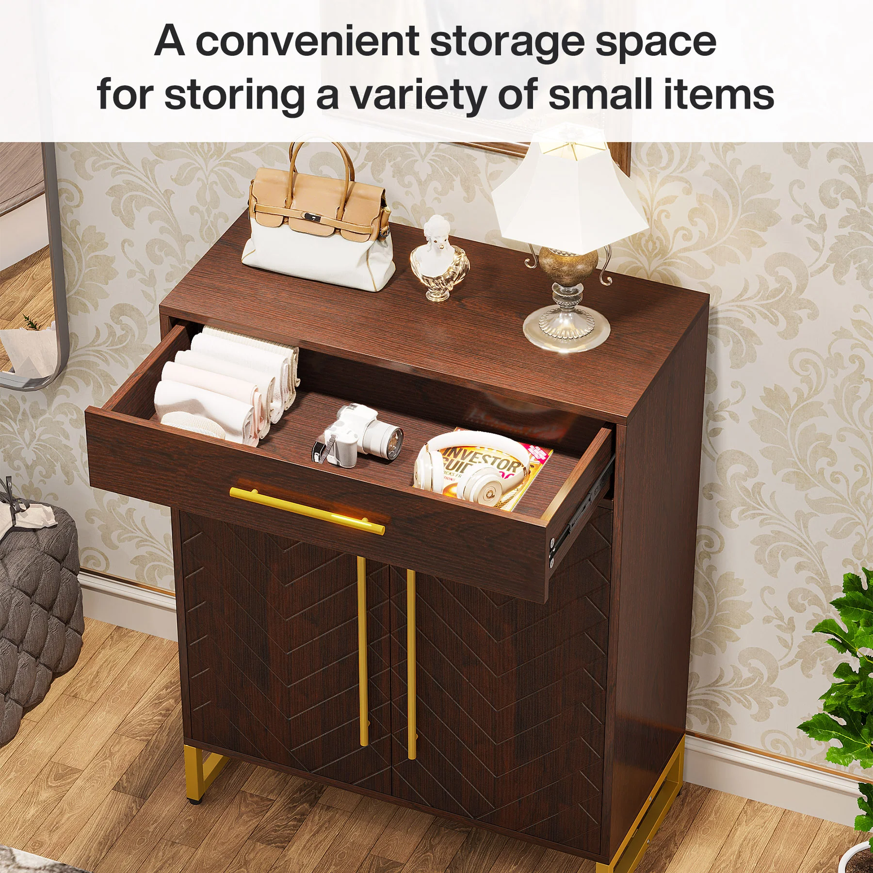 Tribesigns Shoe Cabinet with Doors, 20 Pair Storage Organizer for Entryway - Image 10