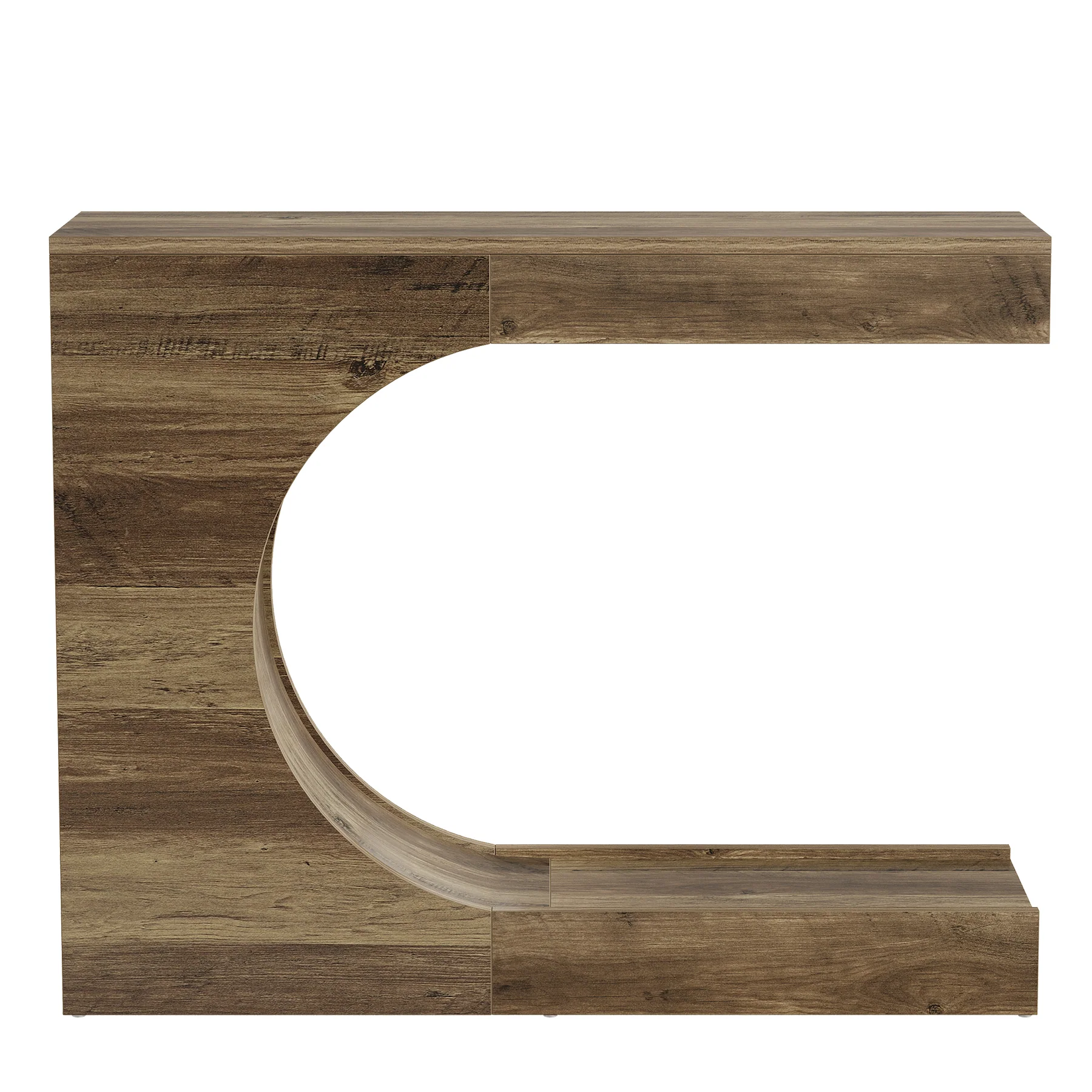 Tribesigns 40-Inch Farmhouse Console Table with C-Shaped Design, Small Entryway Table for Foyer and Living Room - Image 12