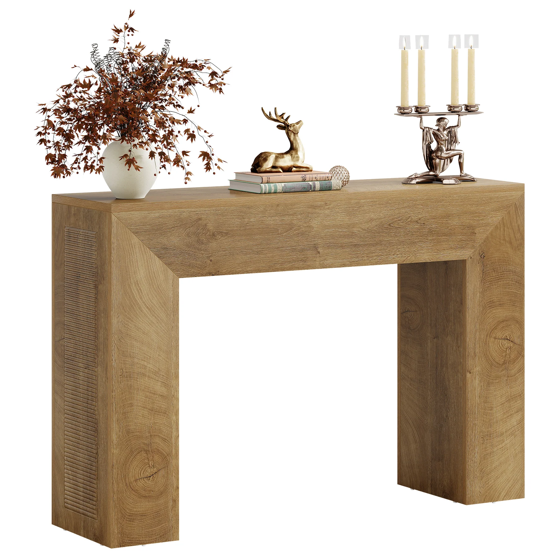 43.31" Console Table, Wooden Rectangular Sofa Table for Entryway and Living Room - Image 10