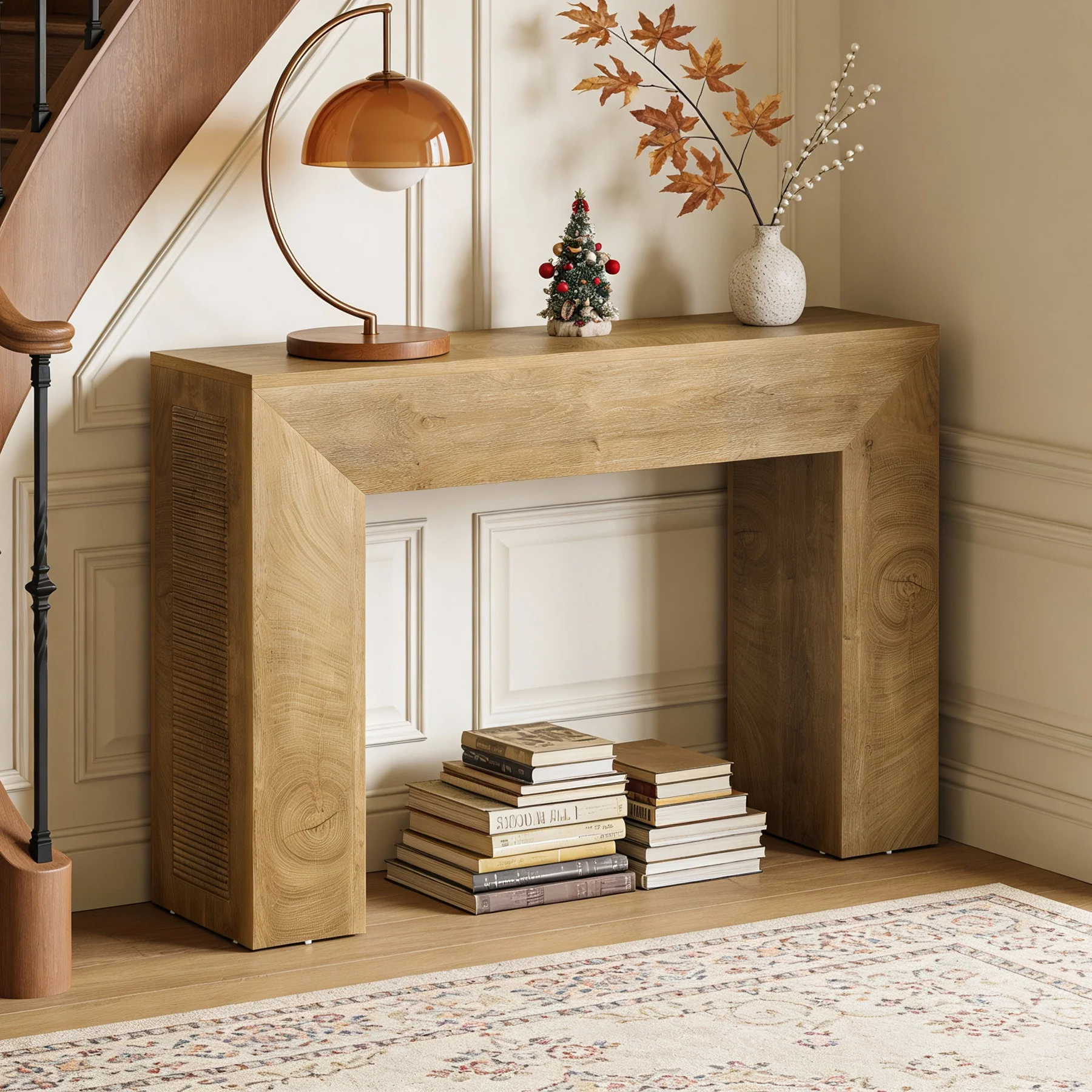 43.31" Console Table, Wooden Rectangular Sofa Table for Entryway and Living Room - Image 6