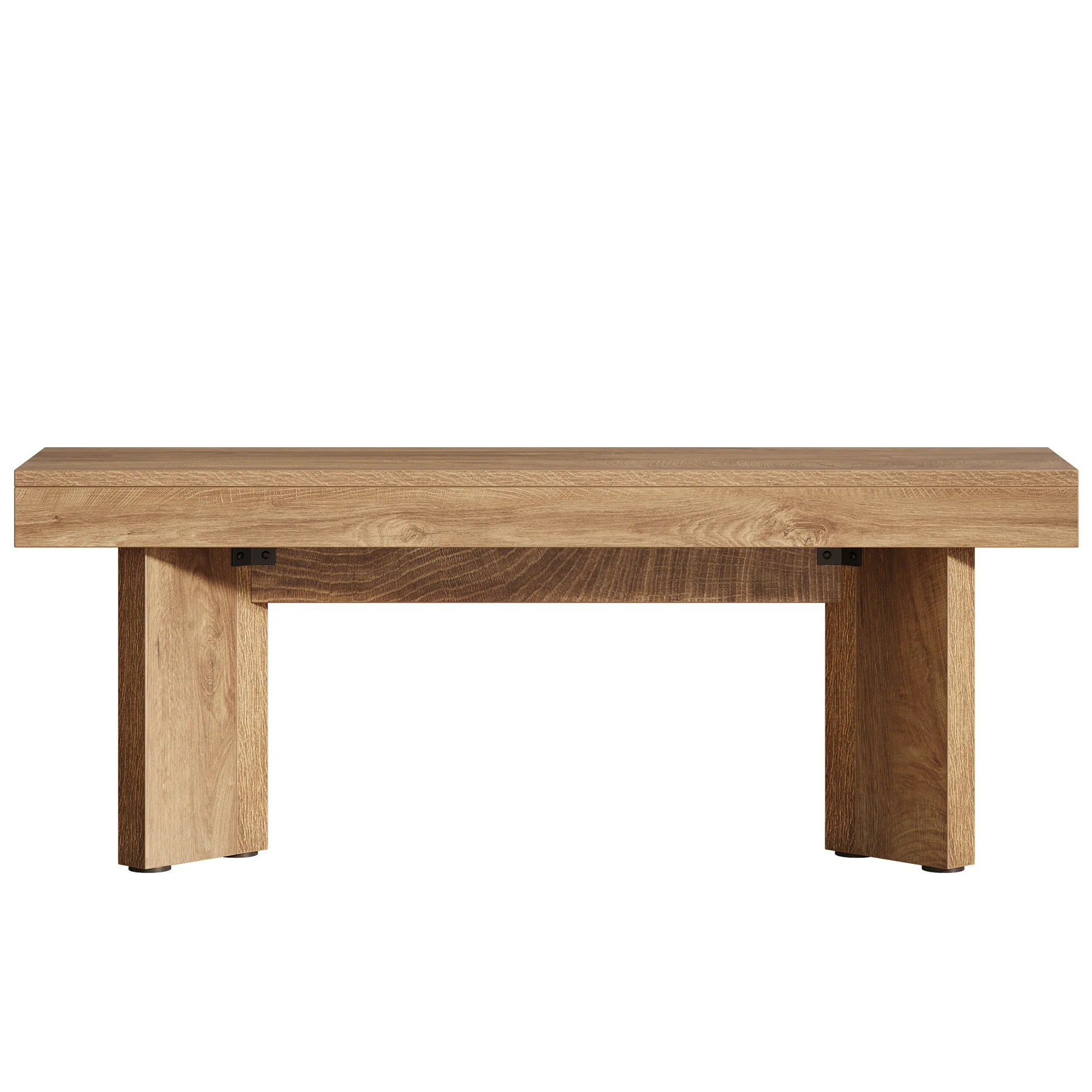 Tribesigns 47-Inch Farmhouse Wooden Bench, Long End of Bed Seating - Image 10