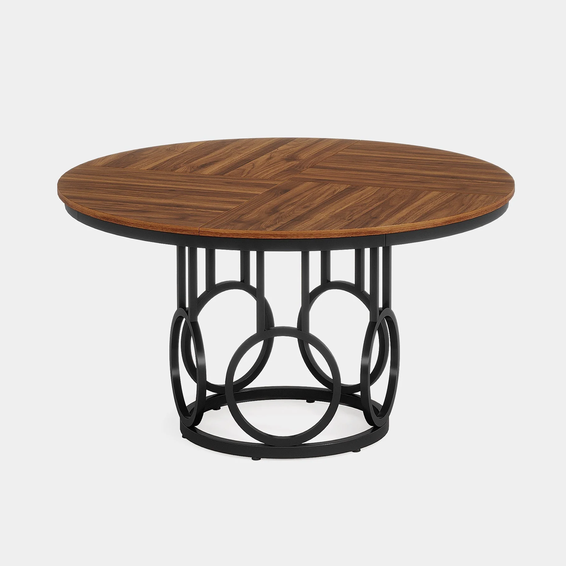 47" Wood Dining Table, Round Kitchen Table for 4-6 People - Image 16