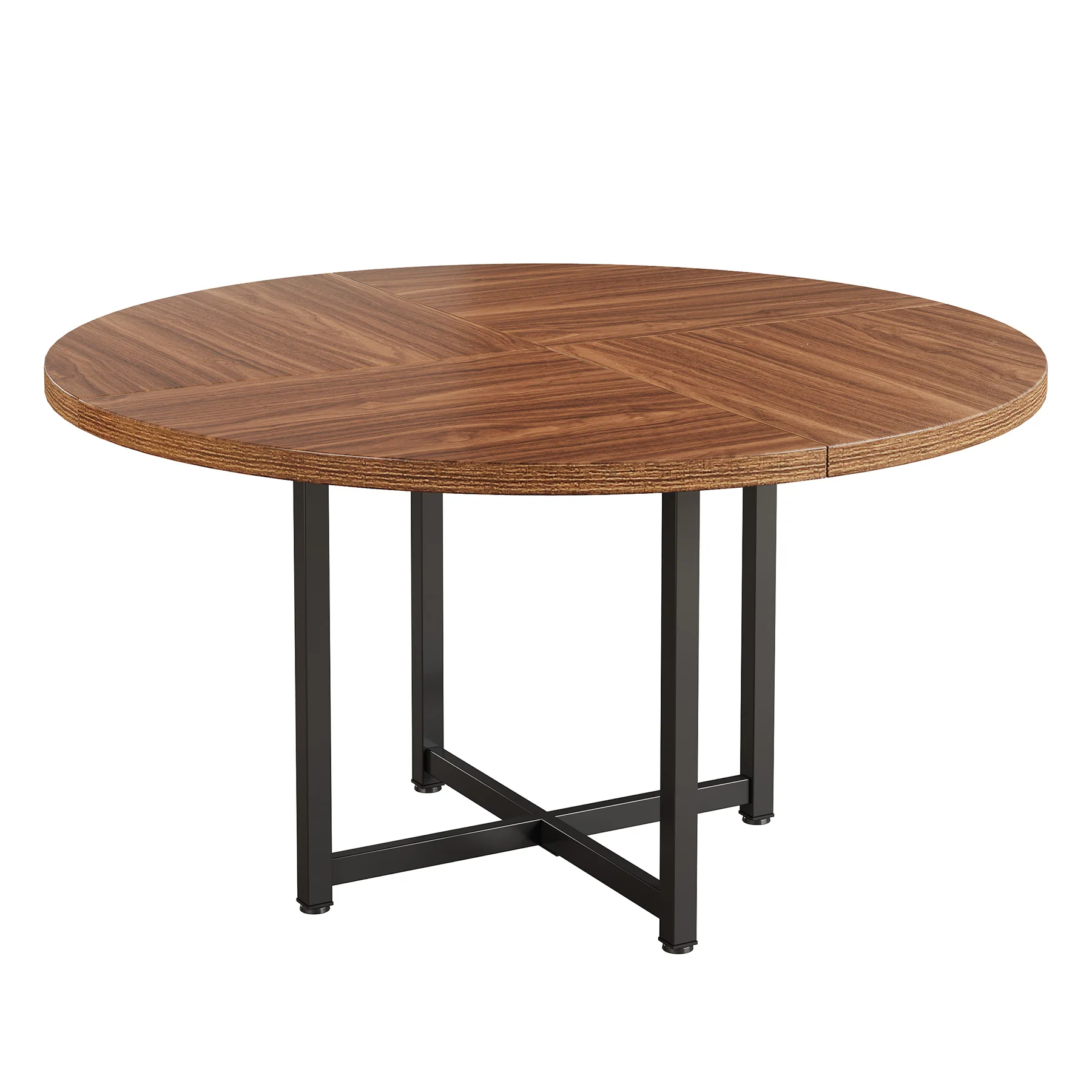 47" Round Dining Table, Heavy-Duty Metal Base, Space-Saving - Image 19