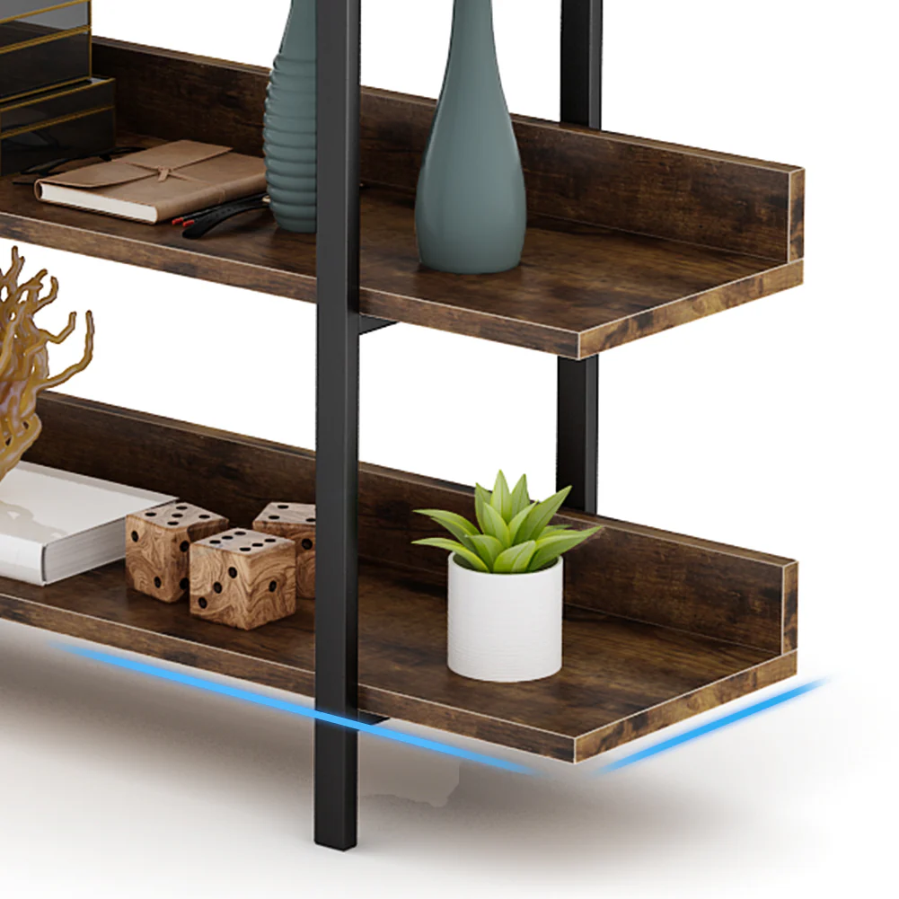 Tribesigns 5-Tier Industrial Bookshelf and Display Rack - Image 7