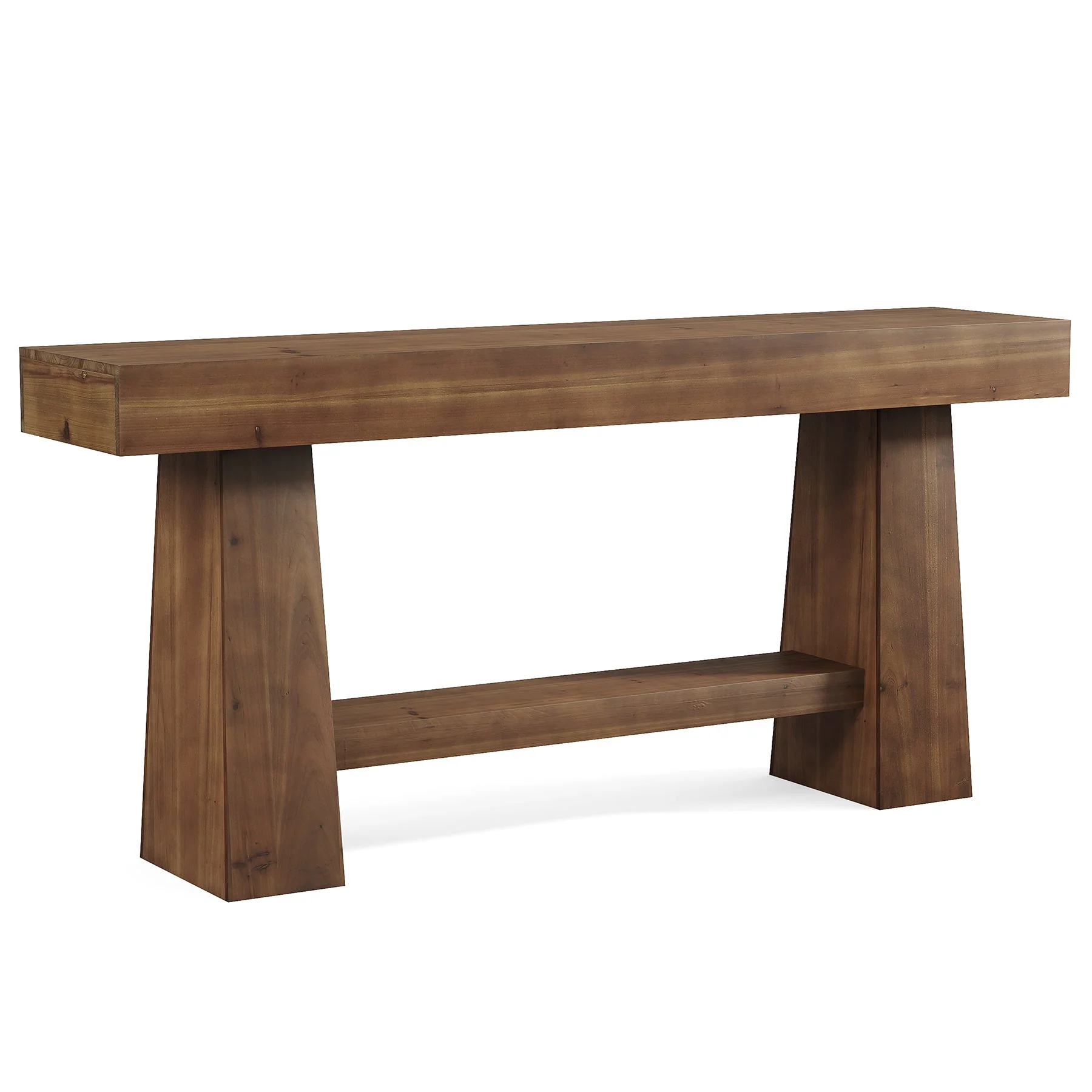 Tribesigns 63-Inch Solid Wood Console Table, Entryway Sofa Table with Storage for Behind Couch - Image 10