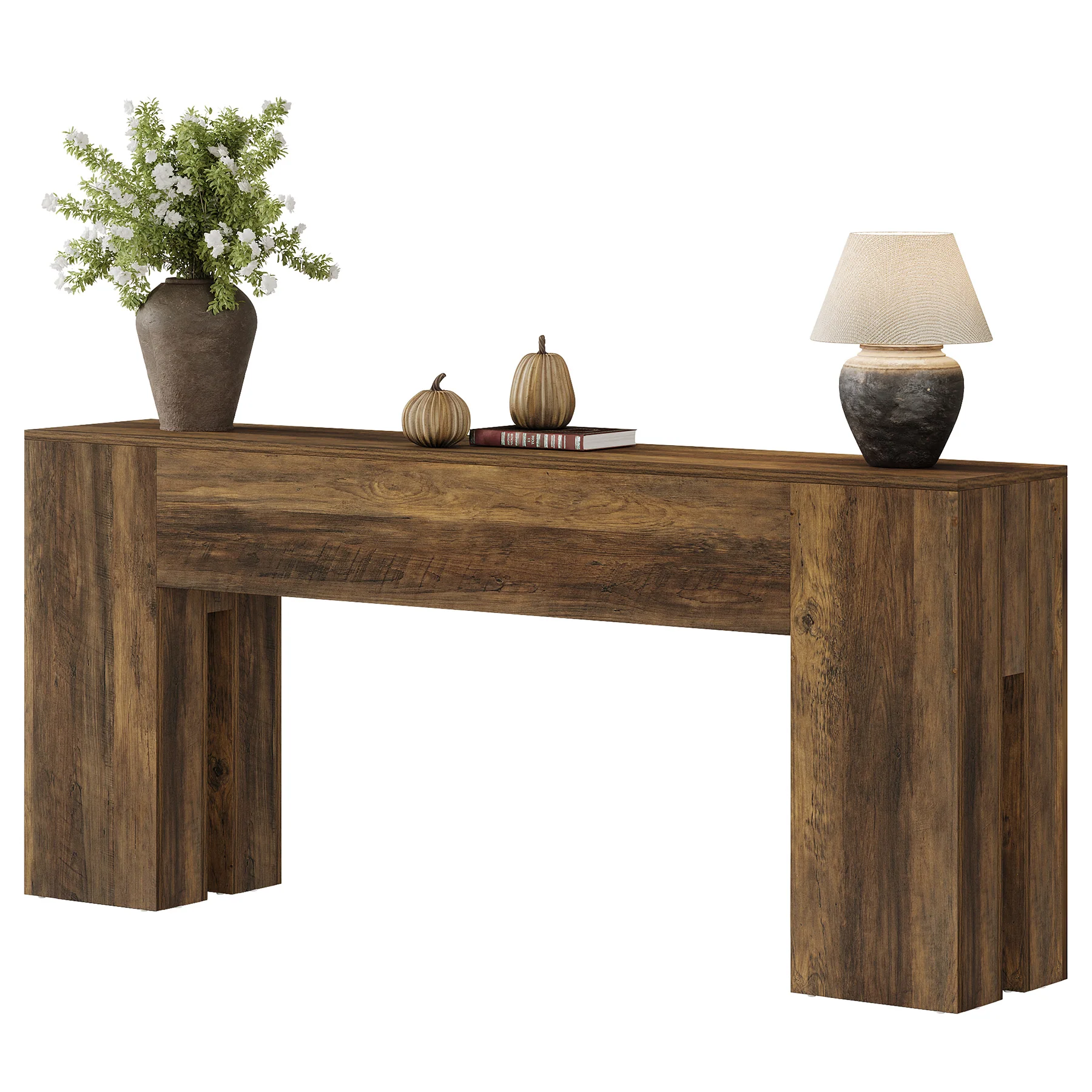 Tribesigns 70.87-Inch Long Console Table, Farmhouse Sofa Table for Entryway, Hallway, Living Room - Image 15