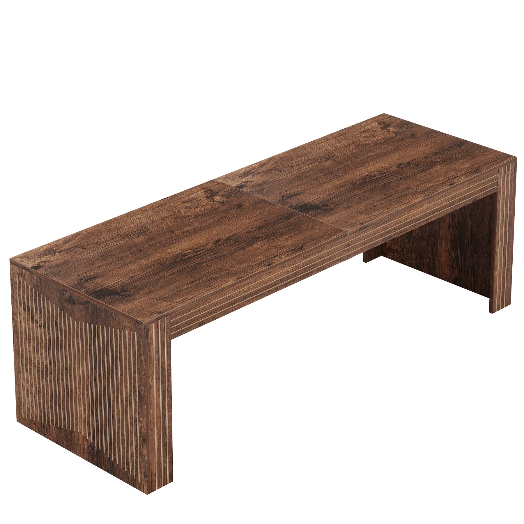 78.7" Large Dining Table for 8 Seater, Modern Rectangular Wooden Table - Image 17
