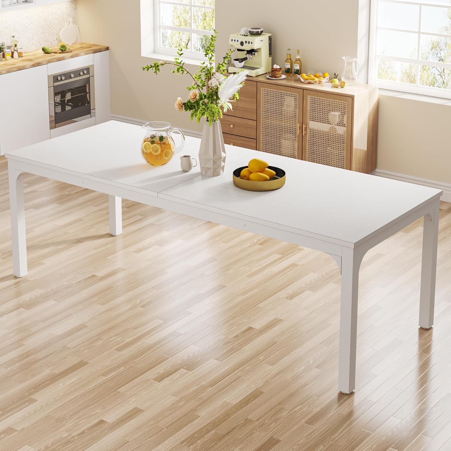 Rectangular Dining Table, 78 inch Long Kitchen Table for 6-8 People - Image 23