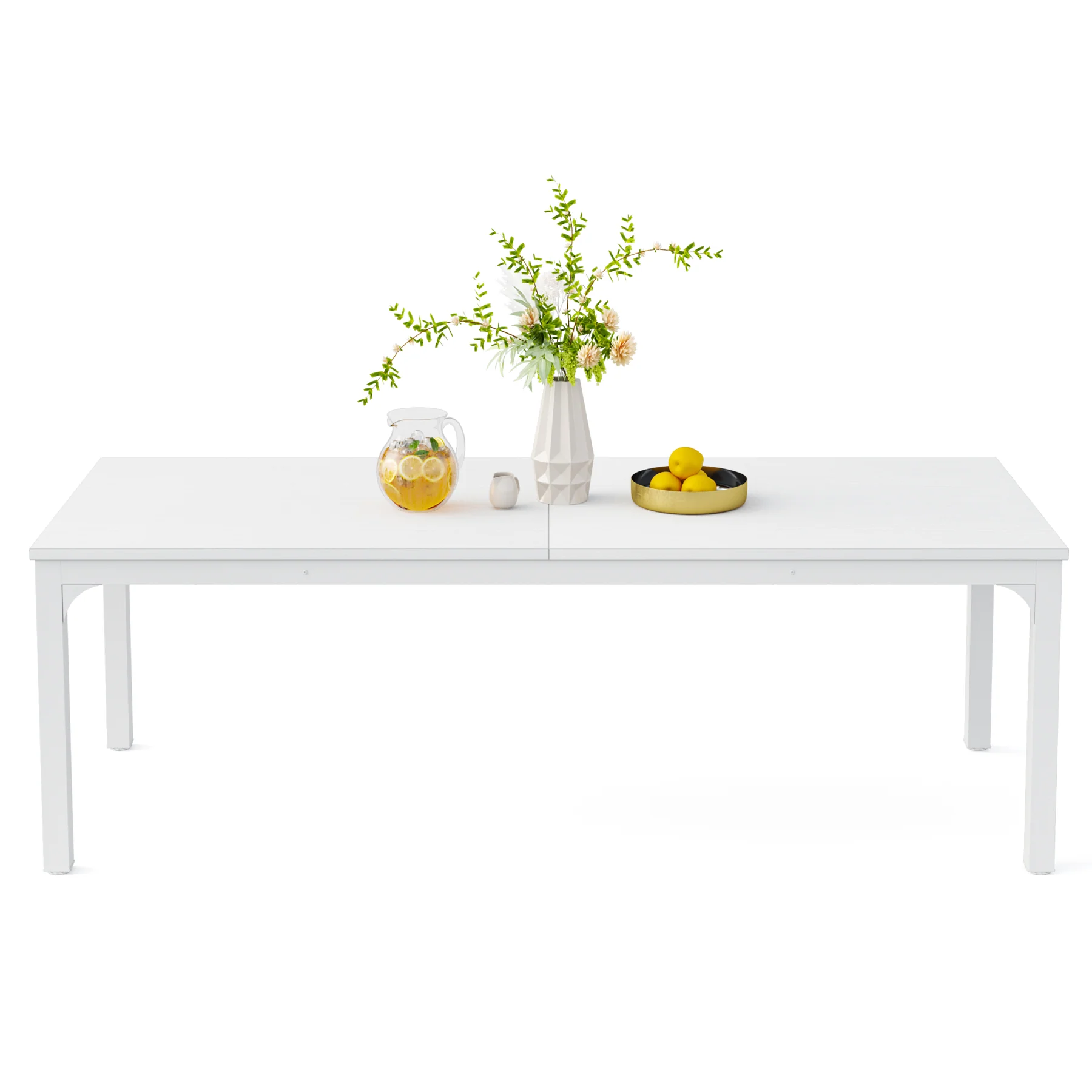 Rectangular Dining Table, 78 inch Long Kitchen Table for 6-8 People - Image 31