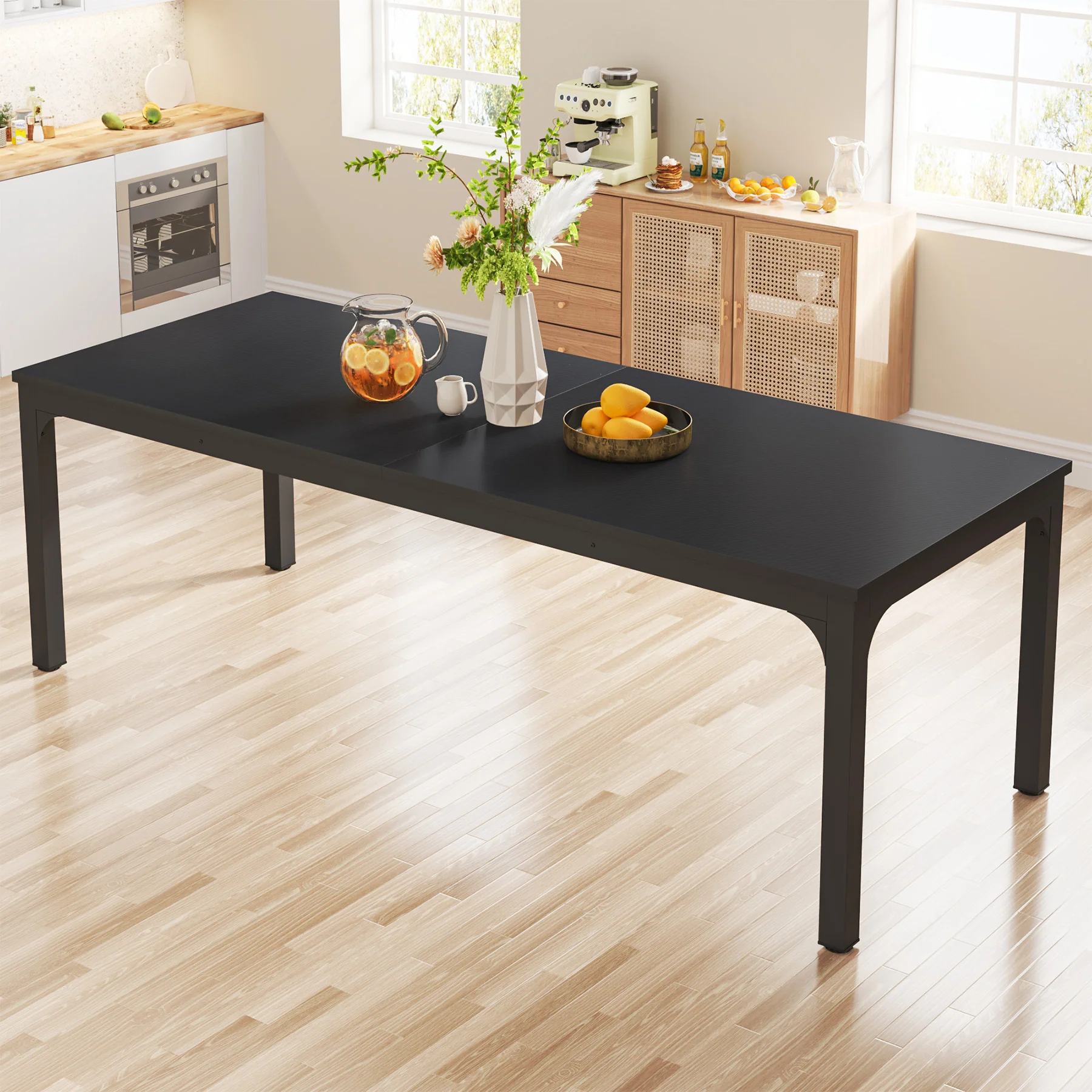 Rectangular Dining Table, 78 inch Long Kitchen Table for 6-8 People - Image 32