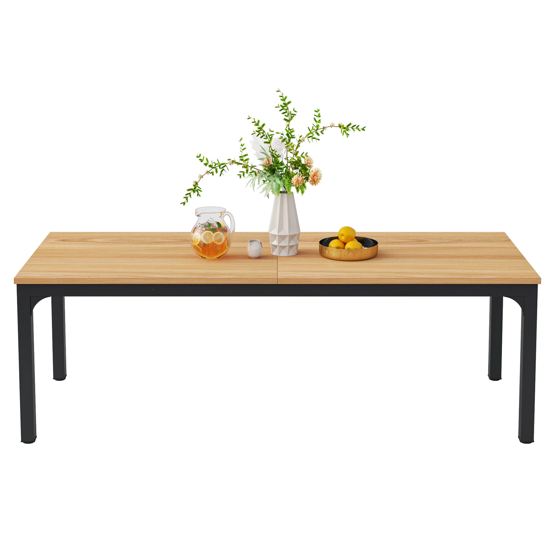 Rectangular Dining Table, 78 inch Long Kitchen Table for 6-8 People - Image 44