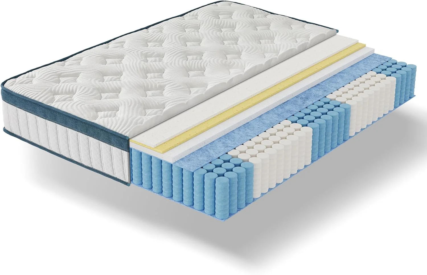 Tribesigns Hybrid Memory Foam Mattress, 7-Zone Orthopedic Support Medium Firm - Image 13