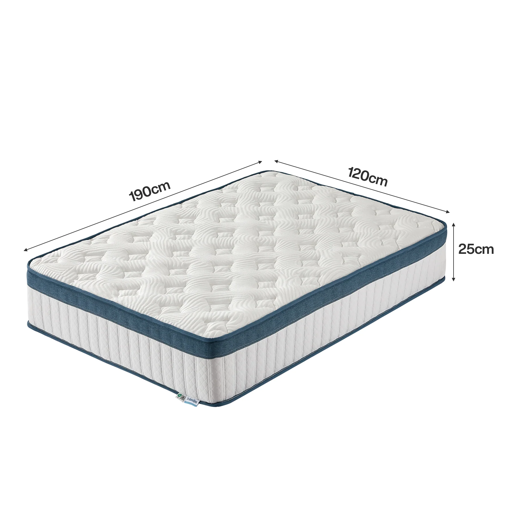 Tribesigns Hybrid Memory Foam Mattress, 7-Zone Orthopedic Support Medium Firm - Image 4