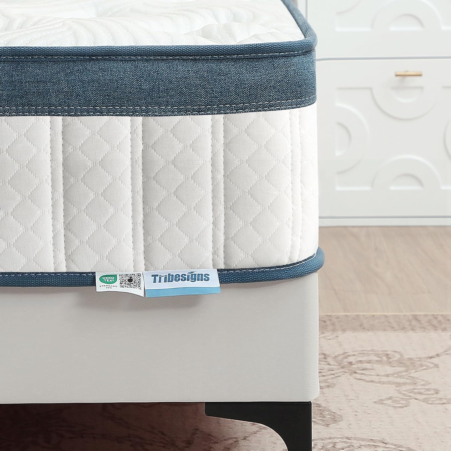 Tribesigns Hybrid Memory Foam Mattress, 7-Zone Orthopedic Support Medium Firm - Image 9
